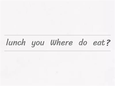 Who, what, when, where, why and how Questions