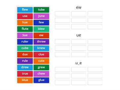 Long "u" Vowel Sound