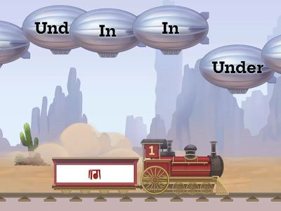 Prepositions: In, on, under