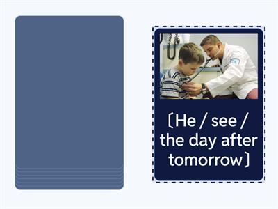 Review: be going to/will