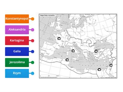 Starożytny Rzym mapa