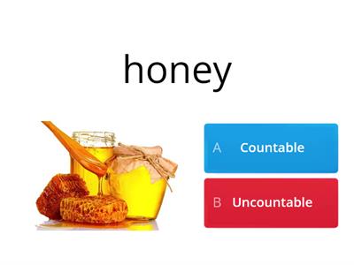 Countable-Uncountable Food 