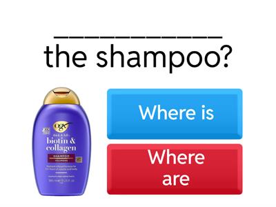 Where is...? vs. Where are....?