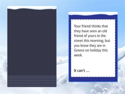 Modals of deduction Speakout Intermediate plus 6.1