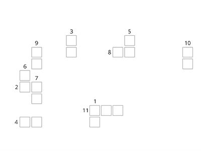 Cruciverba numeri  II. 0-100