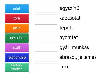Angol gyakorlás (7.osztály)