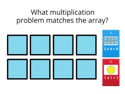 Multiplying Concrete Objects with Arrays Quiz
