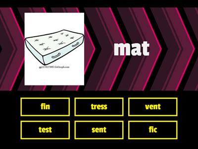 VCCV Match Syllables