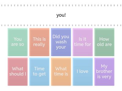 Complete the Sentence