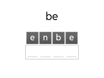 Past Participle-Anagram-5