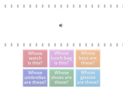 Super Fun 8- Lesson 4 Pattern (Matching)