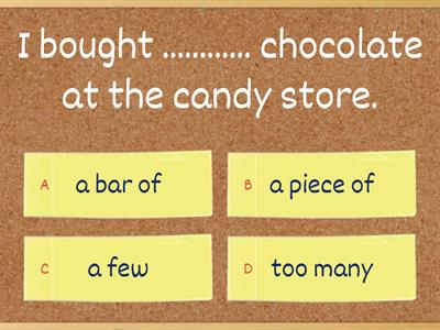 Countable and uncountable nouns