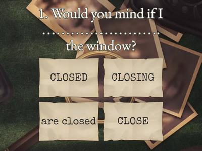 Conditional tenses type 1-2