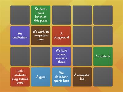 Places at School - Vocab (A1)