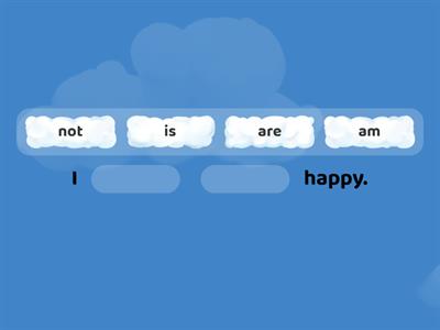 TO BE- NEGATIVE FORM