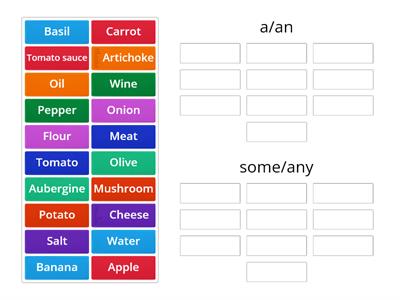 Food: Countable & Uncountable