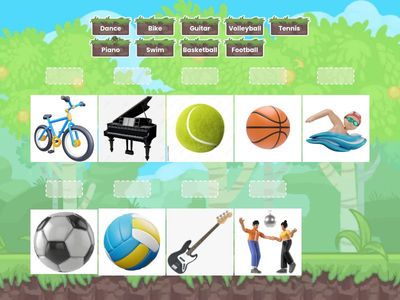 Primary School ESL - Activities Match Up