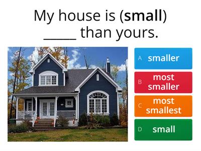 Comparative and Superlative Adjectives