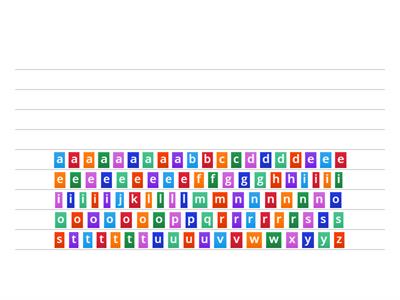 Alphabet-Spell Your Name