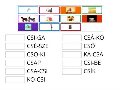 Kép és szókép egyeztetése "CS"