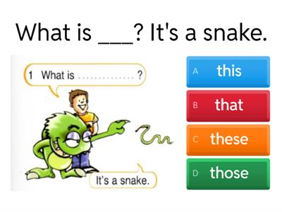 This / These — That / Those / Round Up Starter