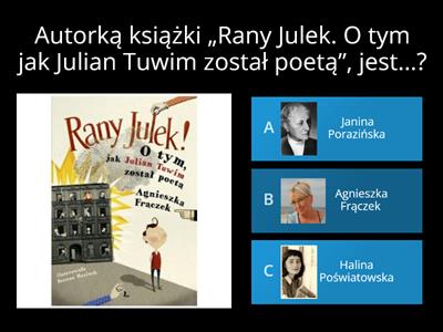  "Rany Julek! O tym jak Julian Tuwim został poetą" - test