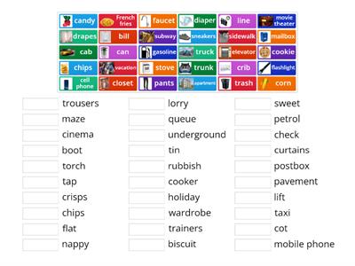 American English vs. British English