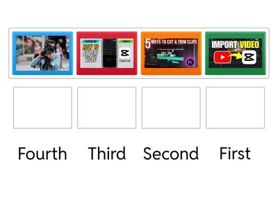 Order of Operations for Non-linear Editing