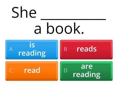 Present Continuous Tense Quiz