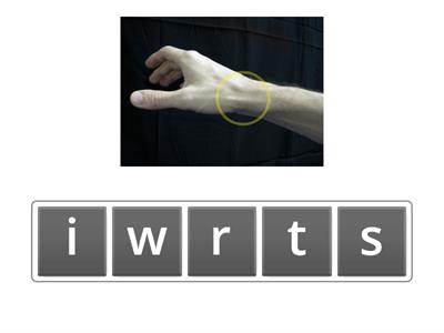  The digraph /wr/ making the sound “r” (anagram)