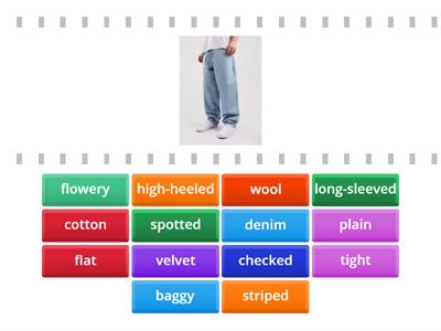 Clothes Patterns and Materials B1