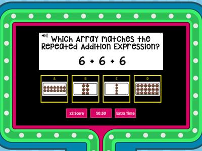 Arrays with Repeated Addition