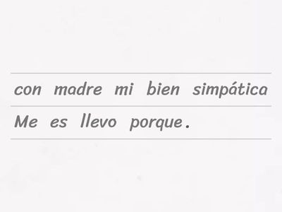 ¿Cómo te llevas con tu familia?