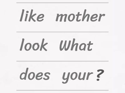 Simple present - Word order