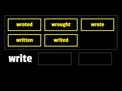 Irregular Verbs 