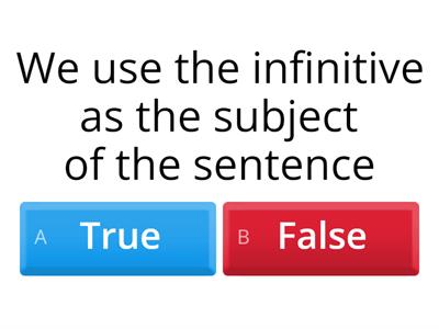 Gerunds/infinitives - theory