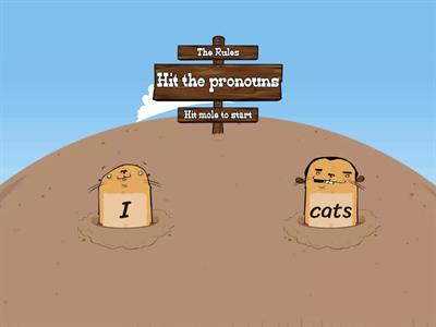 Pronouns Whack-A-Mole