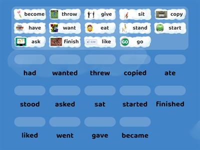 Regular and irregular verbs
