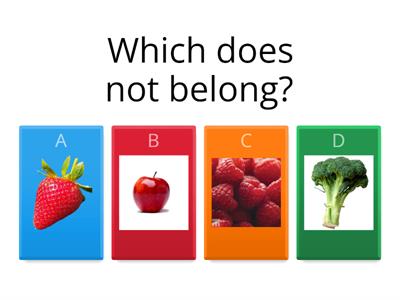 Which does not belong?
