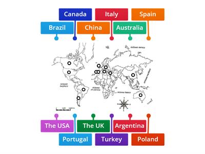 Countries and nationalities