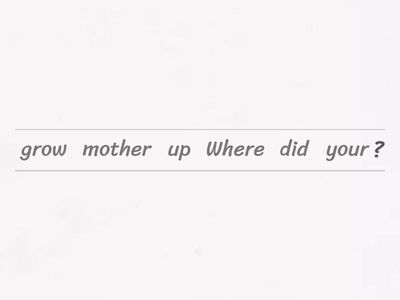 SIMPLE PAST - negative / interrogative