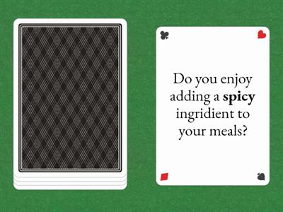 Food and cooking revision