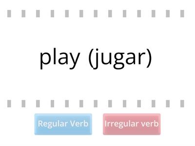  Regular and irregular verbs