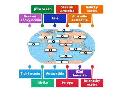 Z-7 SVĚTADÍLY, OCEÁNY (mapa)