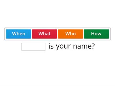 Question words 