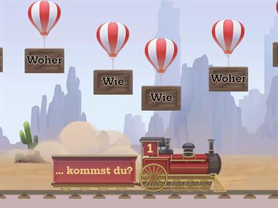 Wer / wo / wie / woher