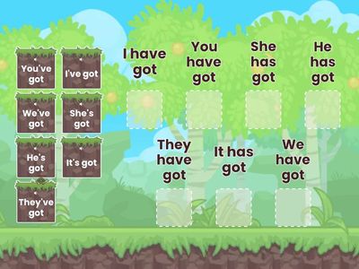 Have got / has got _ long and short forms