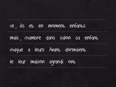 L'imparfait, le passé composé et le présent. 