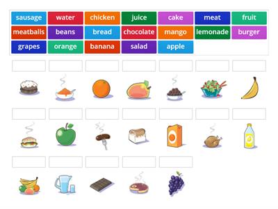 U4. Food Vocabulary p. 45-48