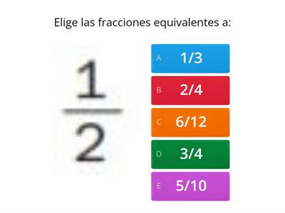 FRACCIONES EQUIVALENTES